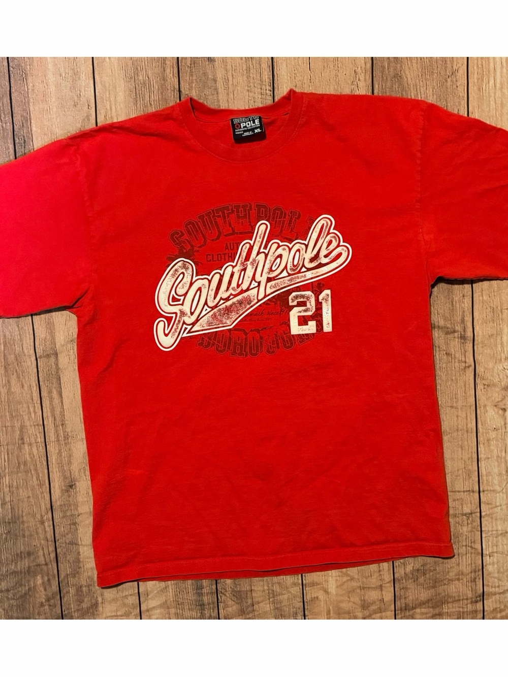 Vintage Y2K Men’s Size XL Southpole Red Tee